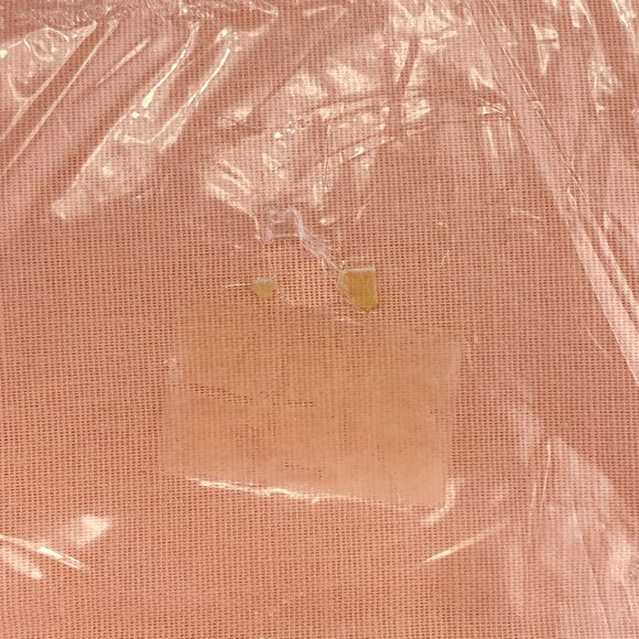 Vintage Stevens Tastemaker Cotton Blend Full Flat Sheet Peach Orange NEW - Picture 7 of 9